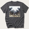 Flock Of Pigeons 3 — Charcoal T-Shirt