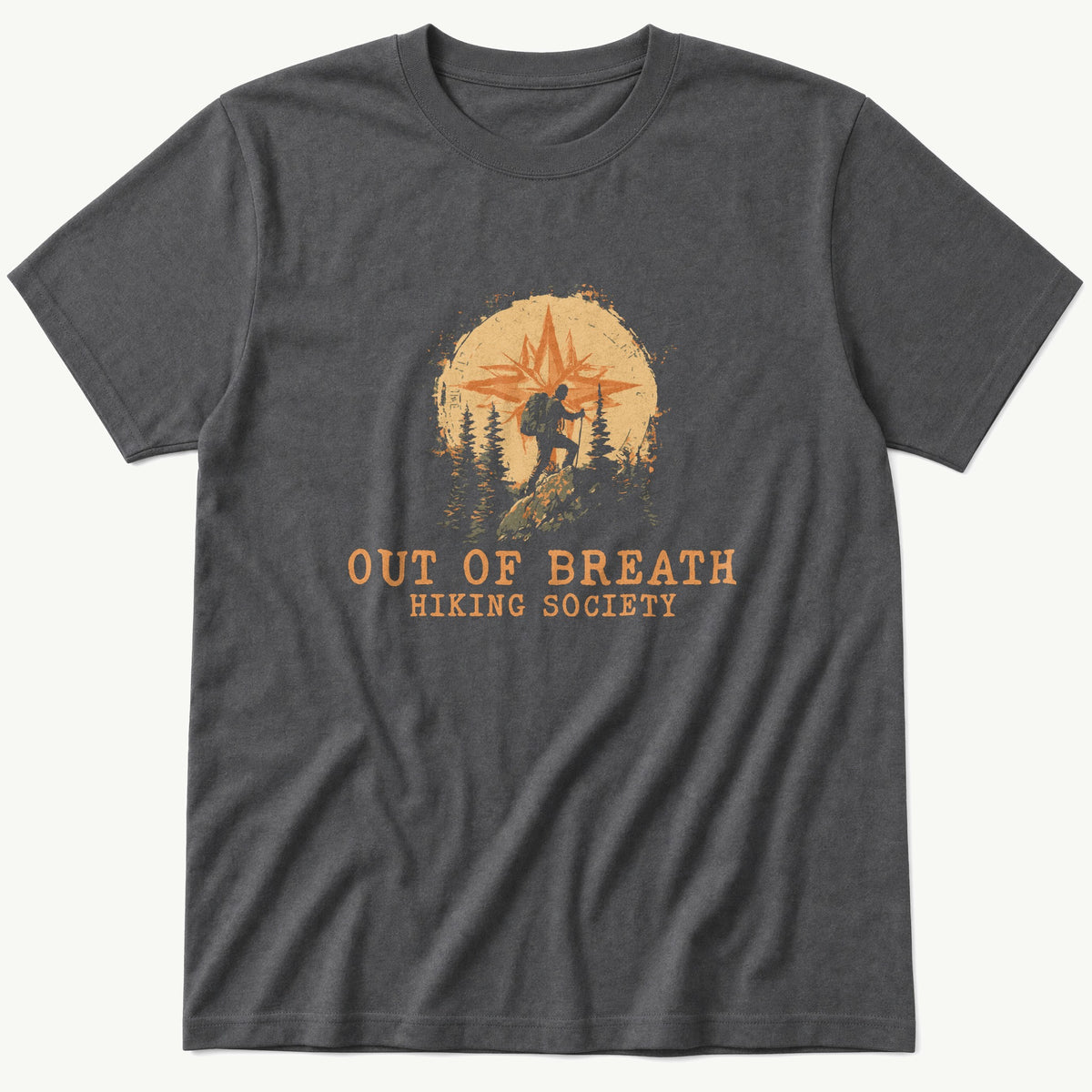 Hiking Society (33) — Charcoal T-Shirt