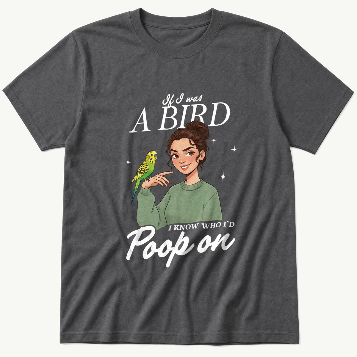 If I Was A Bird — Charcoal T-Shirt