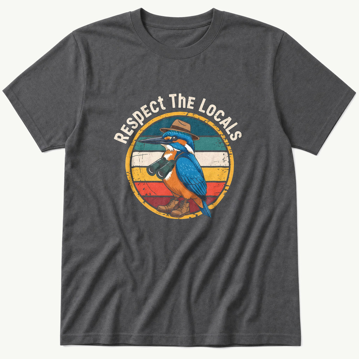 King Fisher Locals — Charcoal T-Shirt