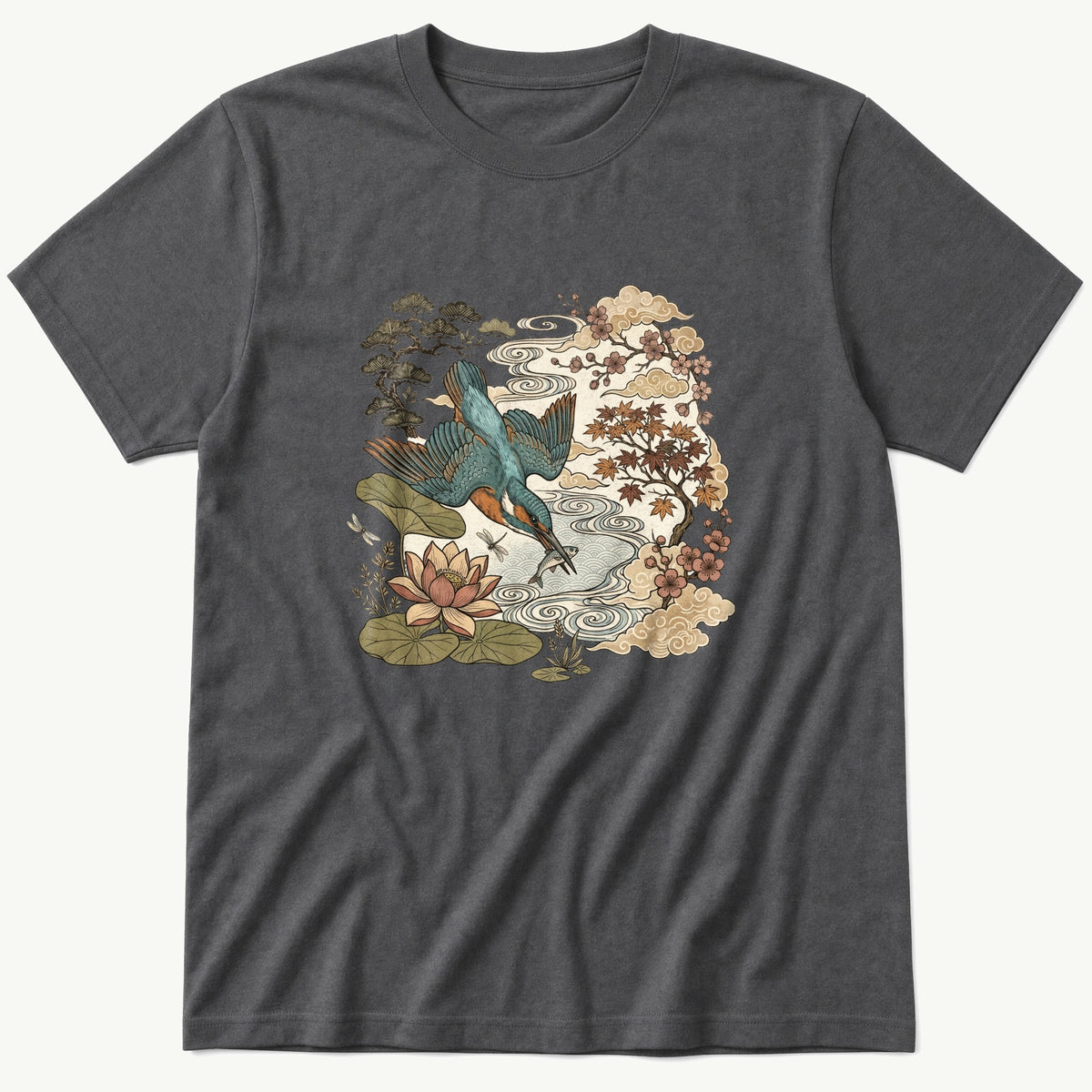 King Fisher Murul — Charcoal T-Shirt