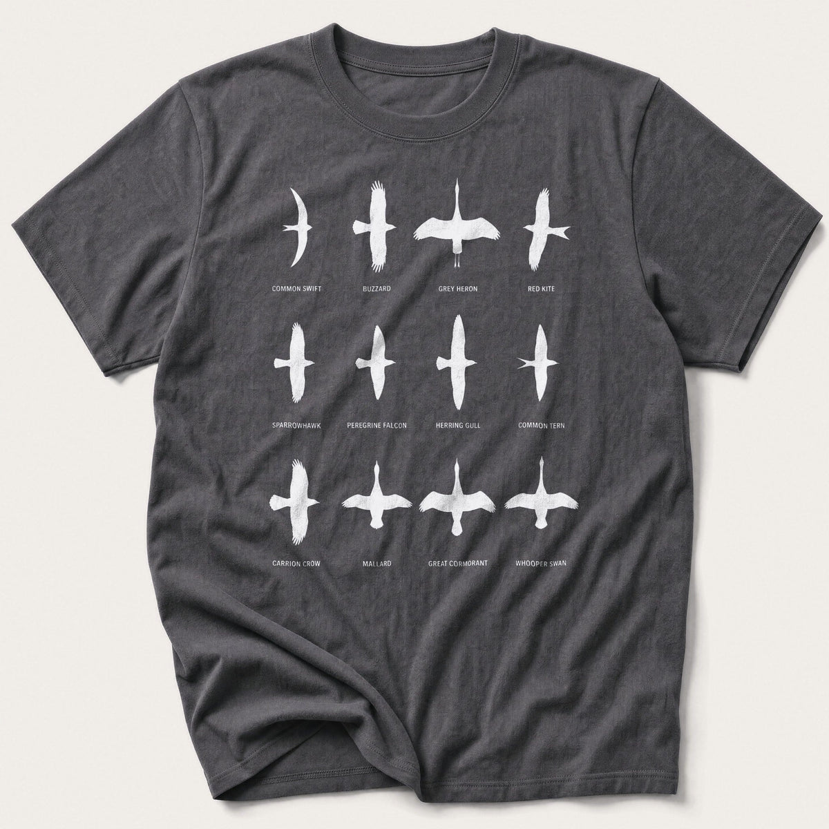 Know Them By Their Wings — Charcoal T-Shirt