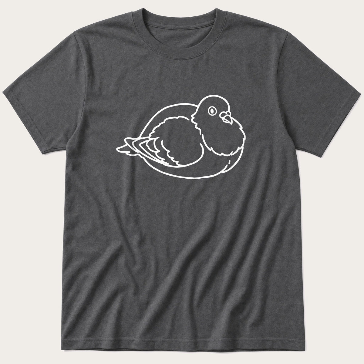 Loaf Pigeon — Charcoal T-Shirt
