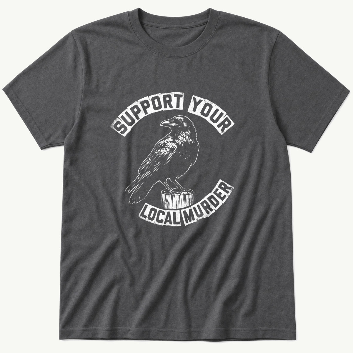 Local Murder 55 — Charcoal T-Shirt