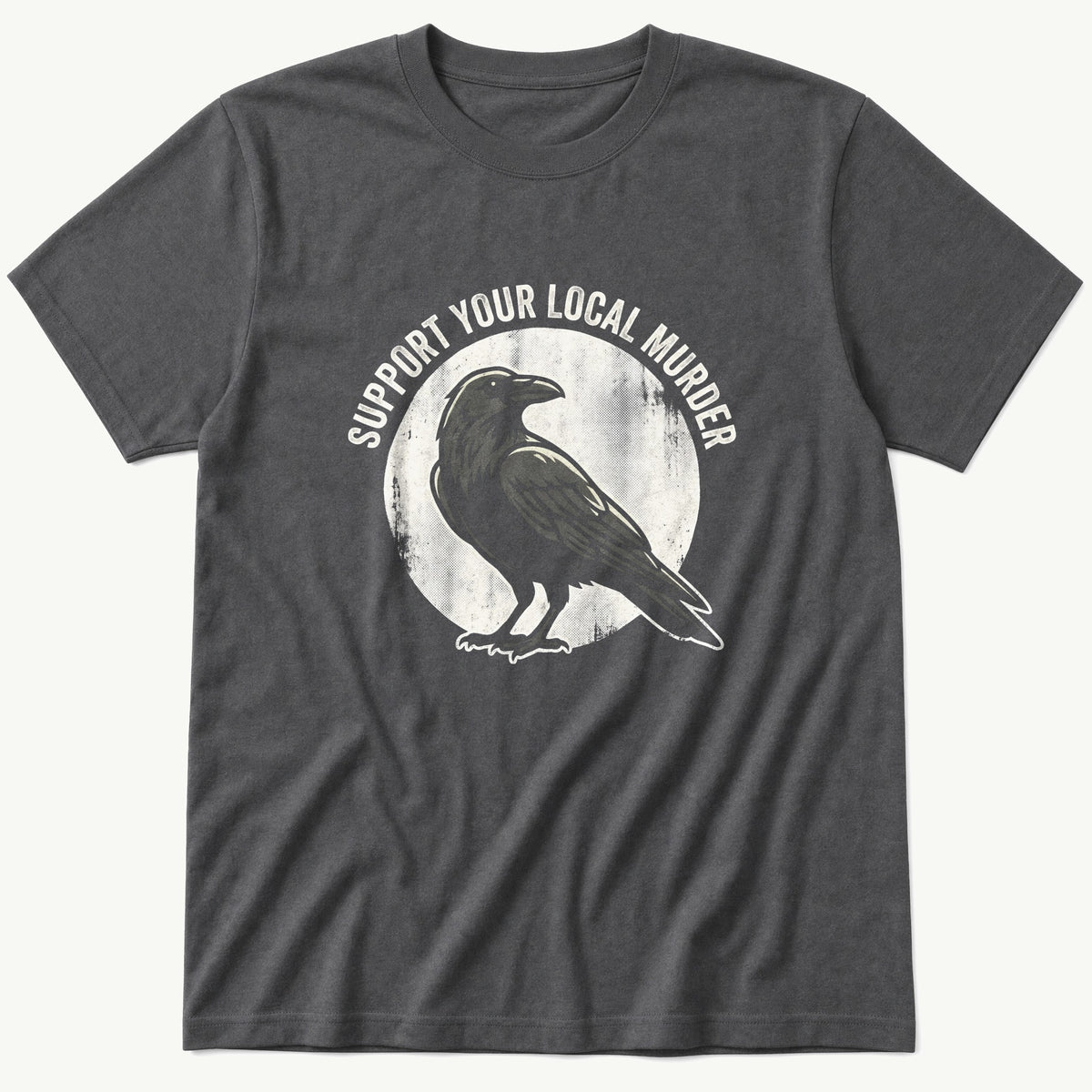 Local Murder  77 — Charcoal T-Shirt