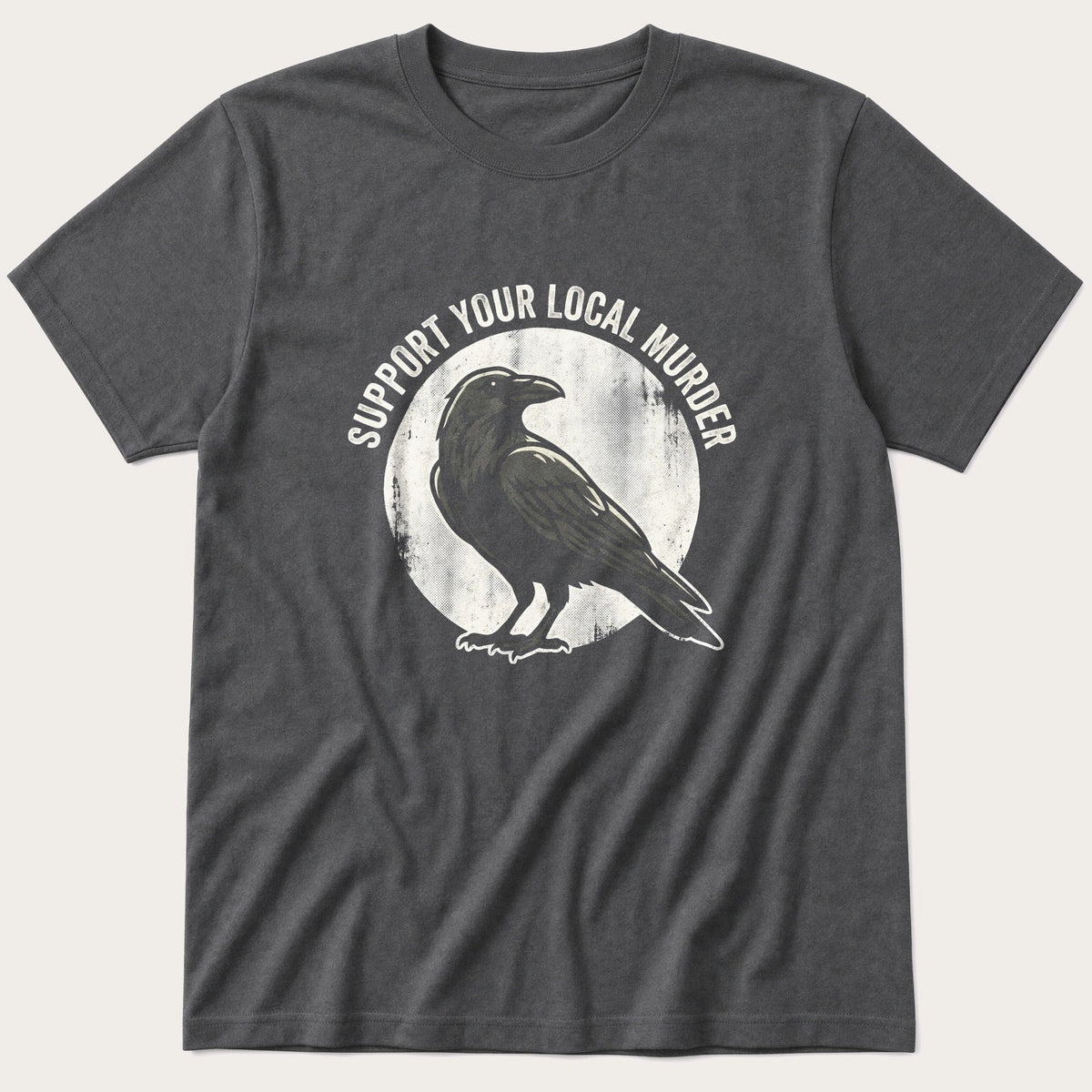 Local Murder 77 — Charcoal T-Shirt