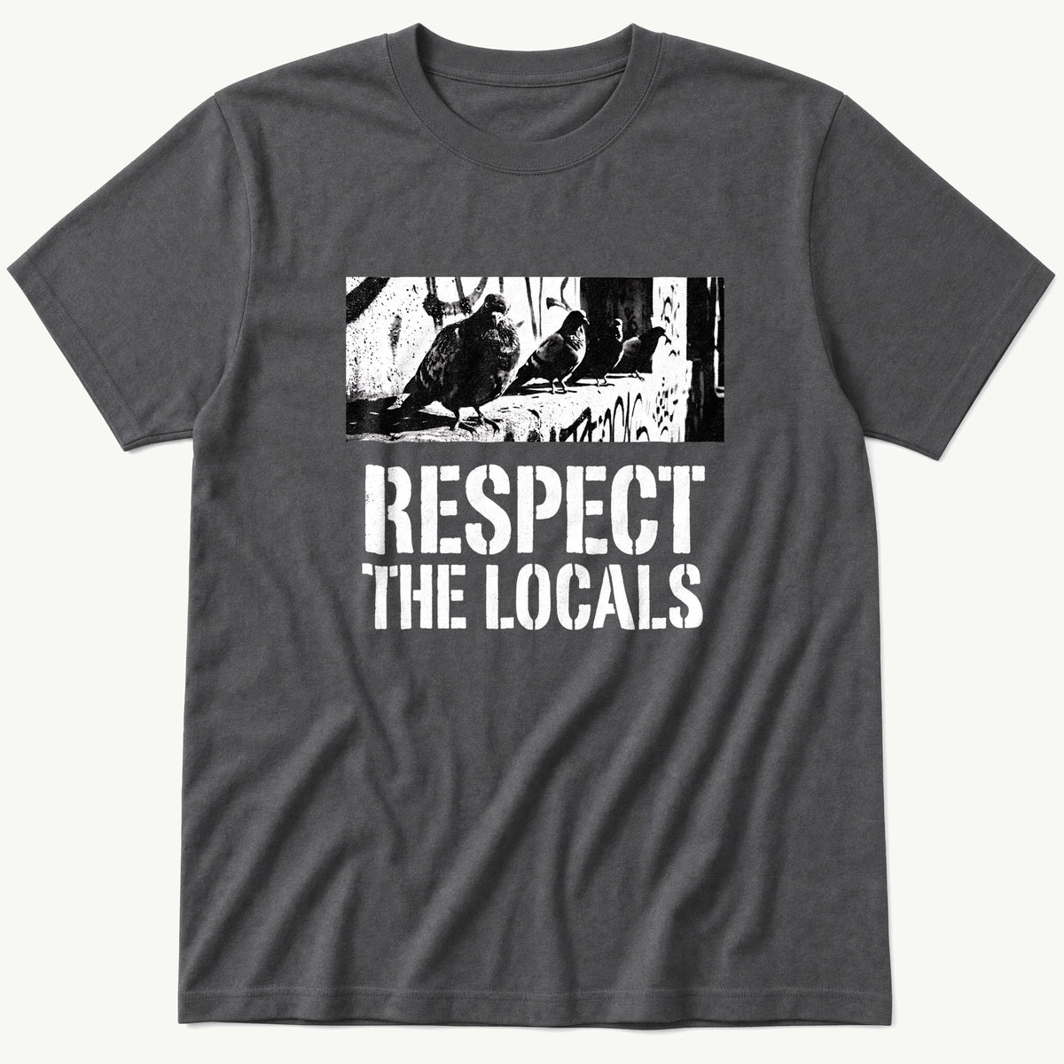 Local Pigeons 1 — Charcoal T-Shirt