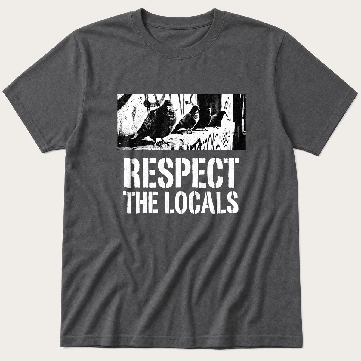 Local Pigeons 1 — Charcoal T-Shirt