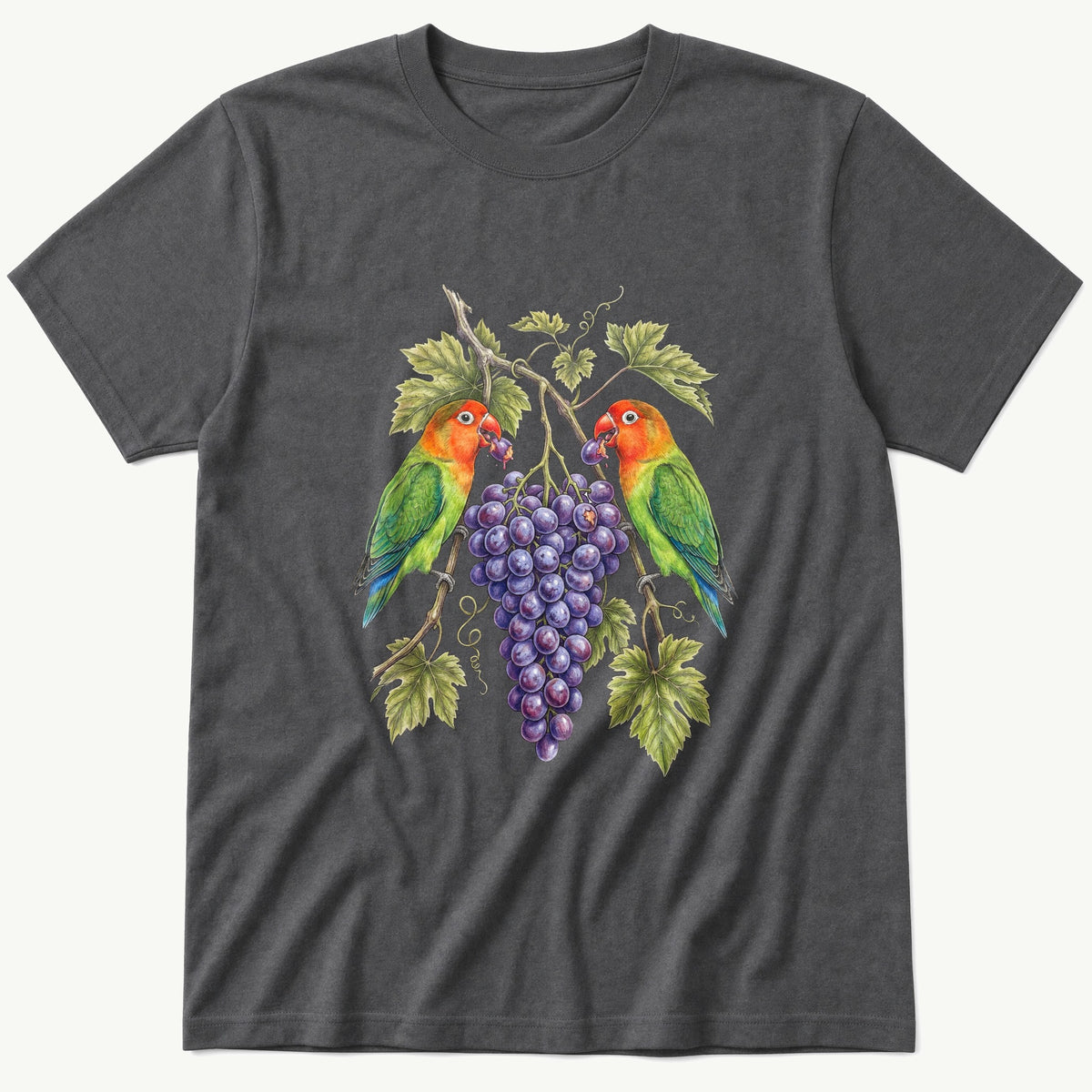 Lovebirds 22 — Charcoal T-Shirt