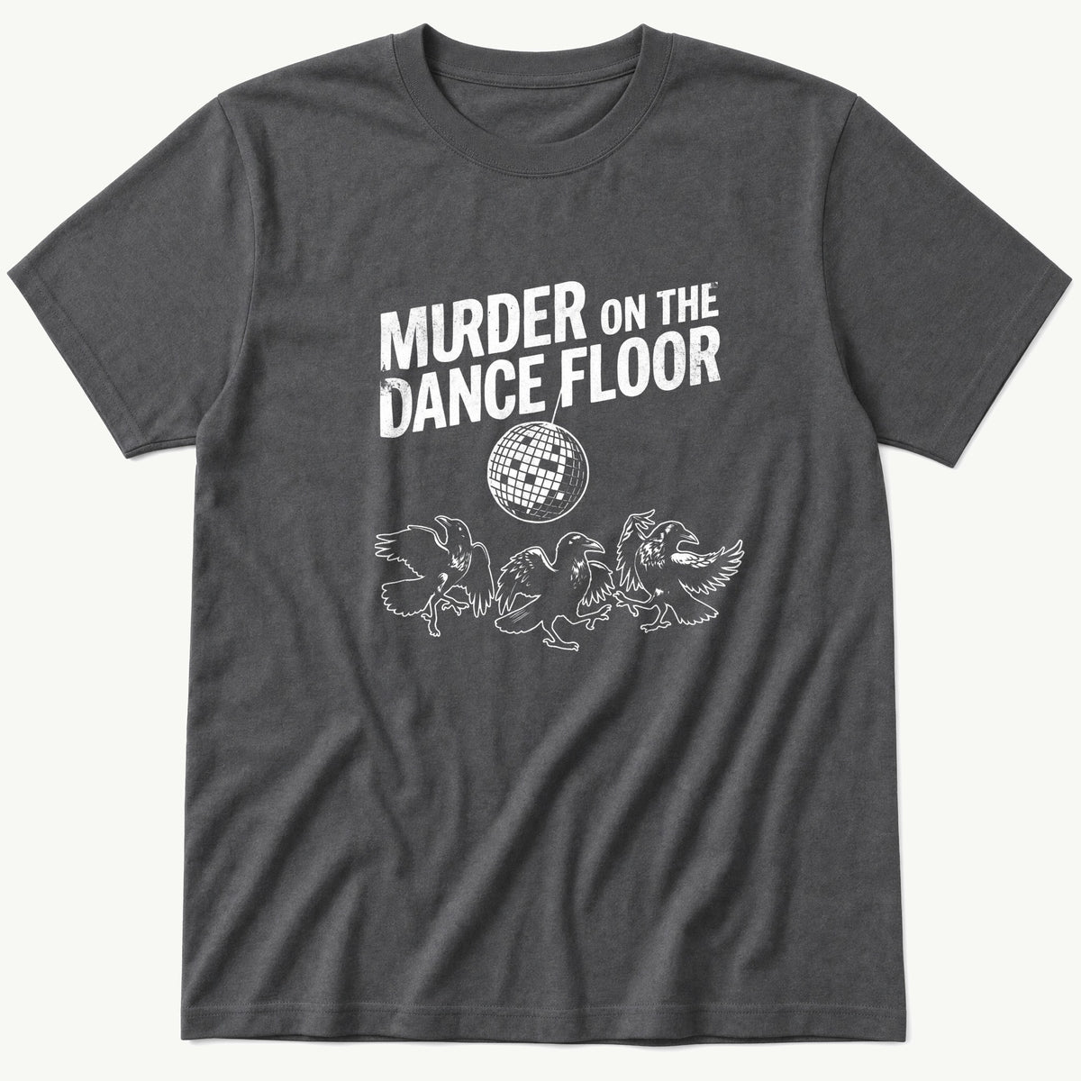 Murder On Floor 44 — Charcoal T-Shirt