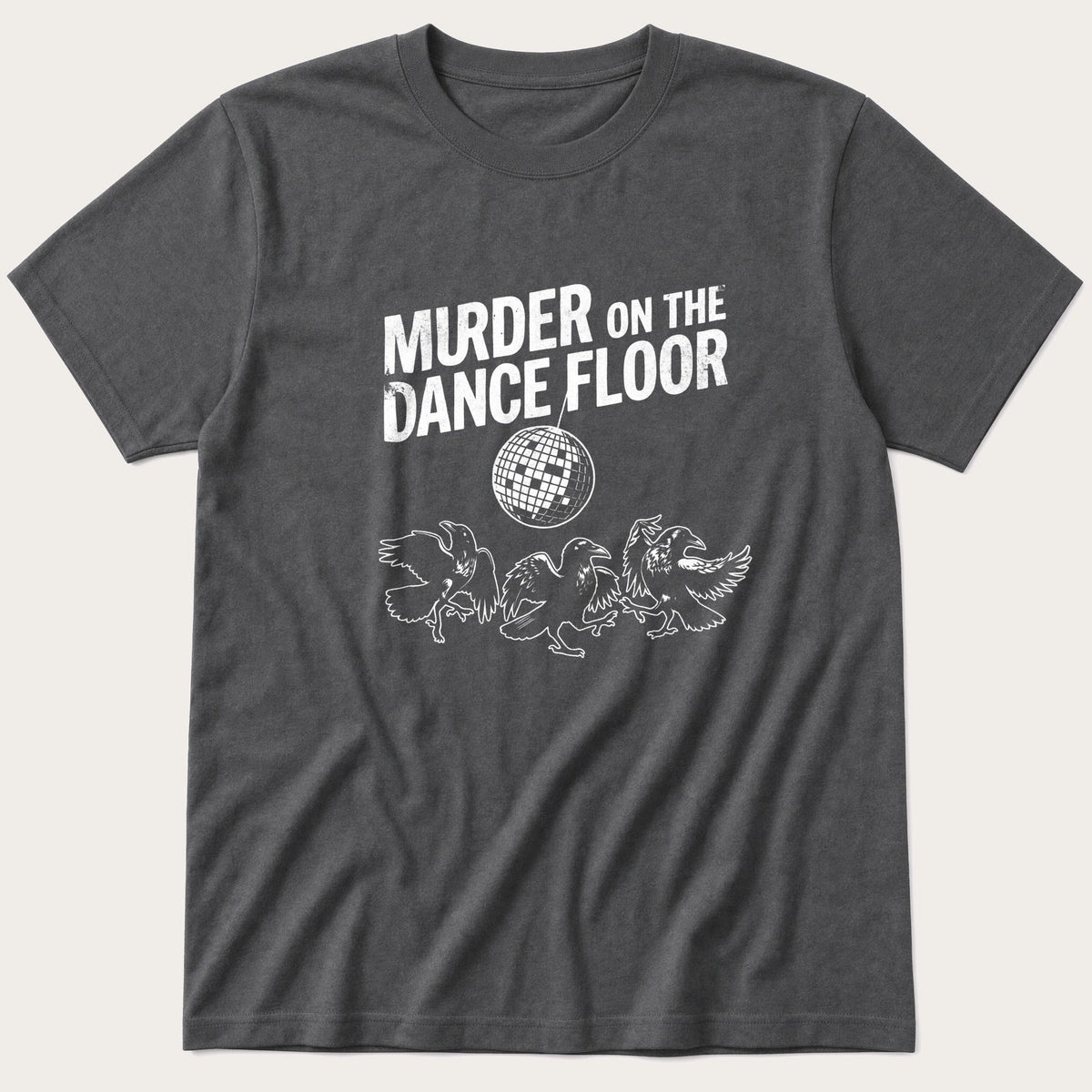 Murder On Floor 44 — Charcoal T-Shirt