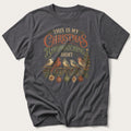 My Christmas Birdwatching Shirt — Charcoal T-Shirt