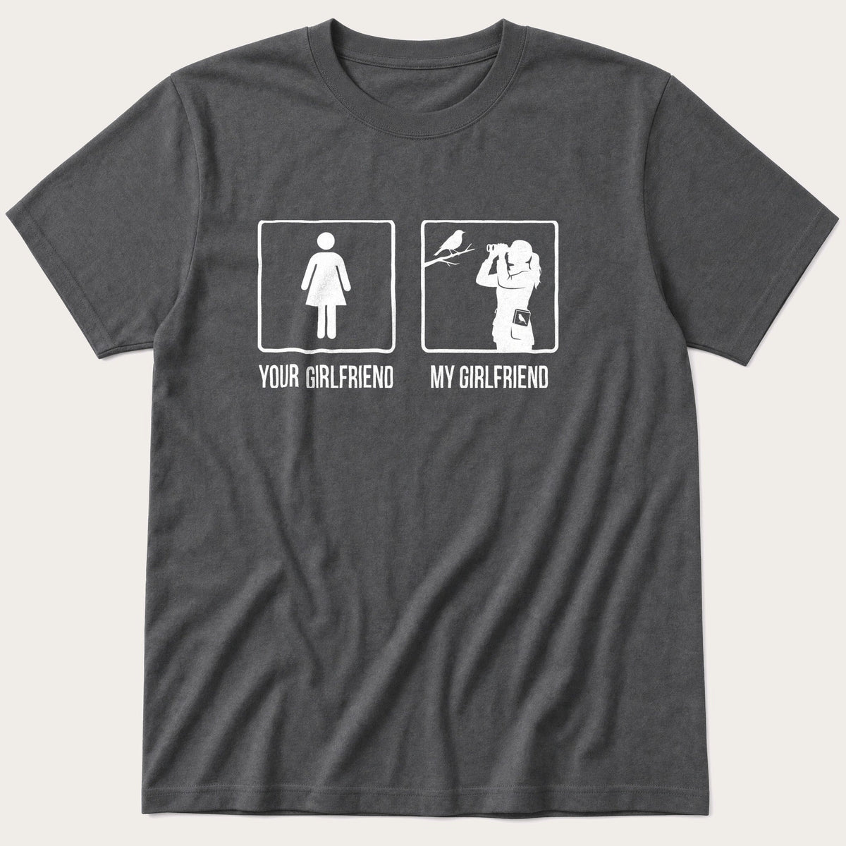 My Girlfriend 34 — Charcoal T-Shirt