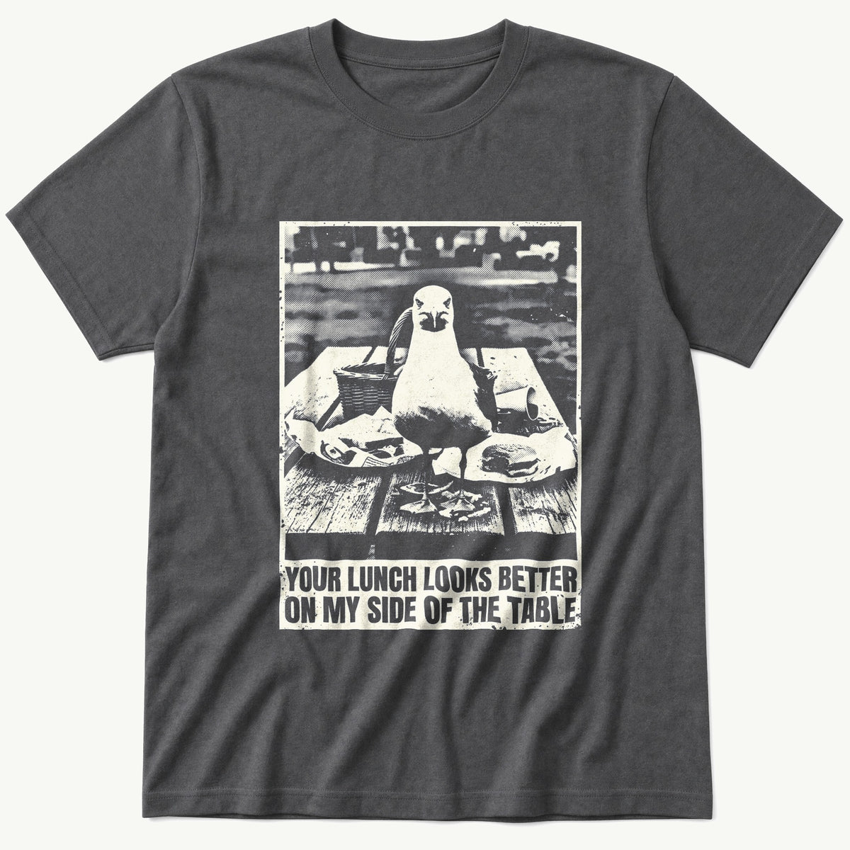 My Side Of The Table — Charcoal T-Shirt