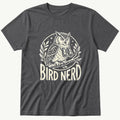 Night Watch Bird Nerd — Charcoal T-Shirt
