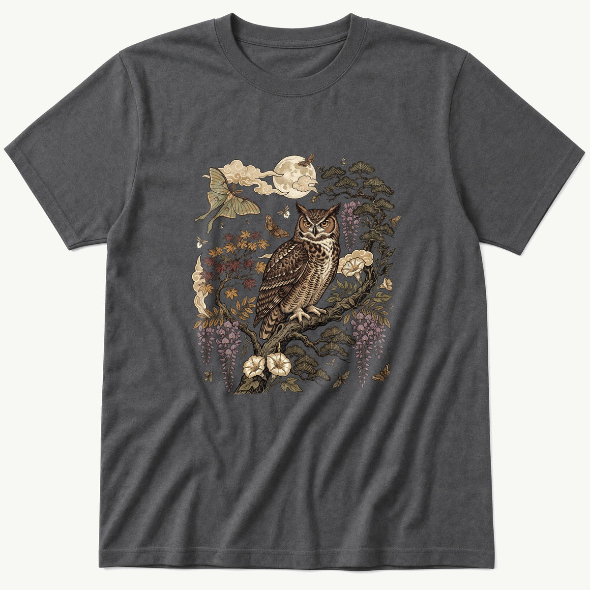 Owl Murul 4 — Charcoal T-Shirt