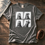 Photo Booth Pigeons — Charcoal Comfort Colors tee