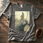 Pigeon Selfie 4 — Charcoal Comfort Colors tee