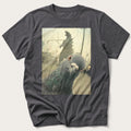 Pigeon Selfie 4 — Charcoal T-Shirt