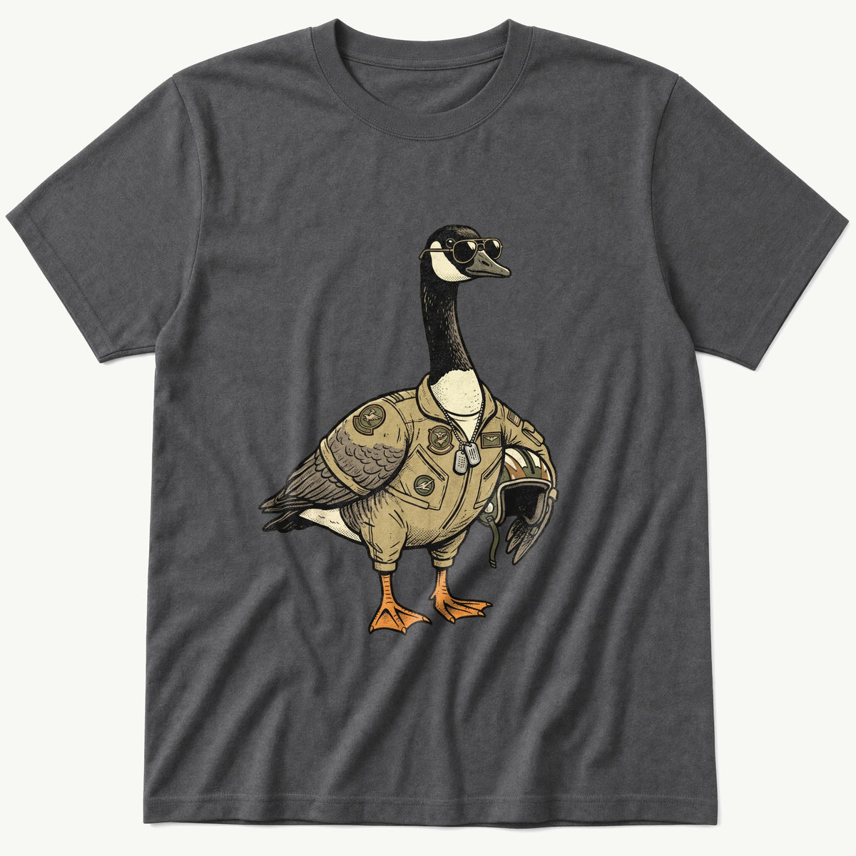 Pilot Goose — Charcoal T-Shirt