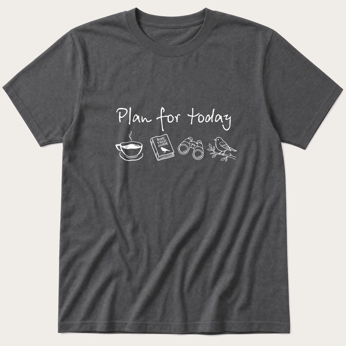 Plan For The Day — Charcoal T-Shirt