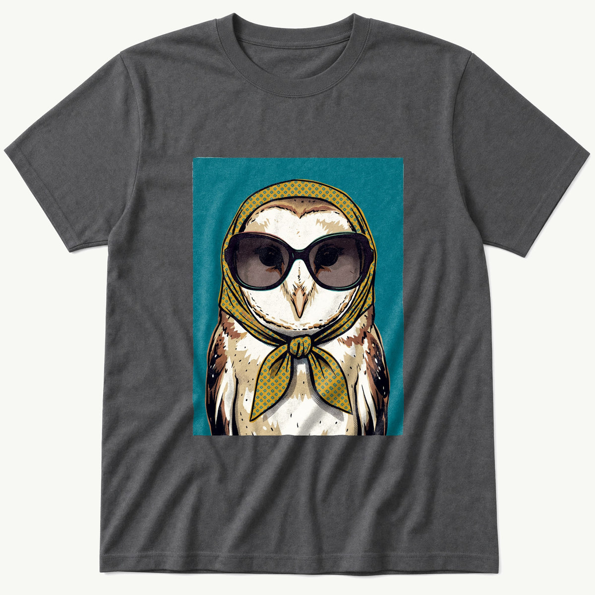 Pop Art Bird 12 — Charcoal T-Shirt