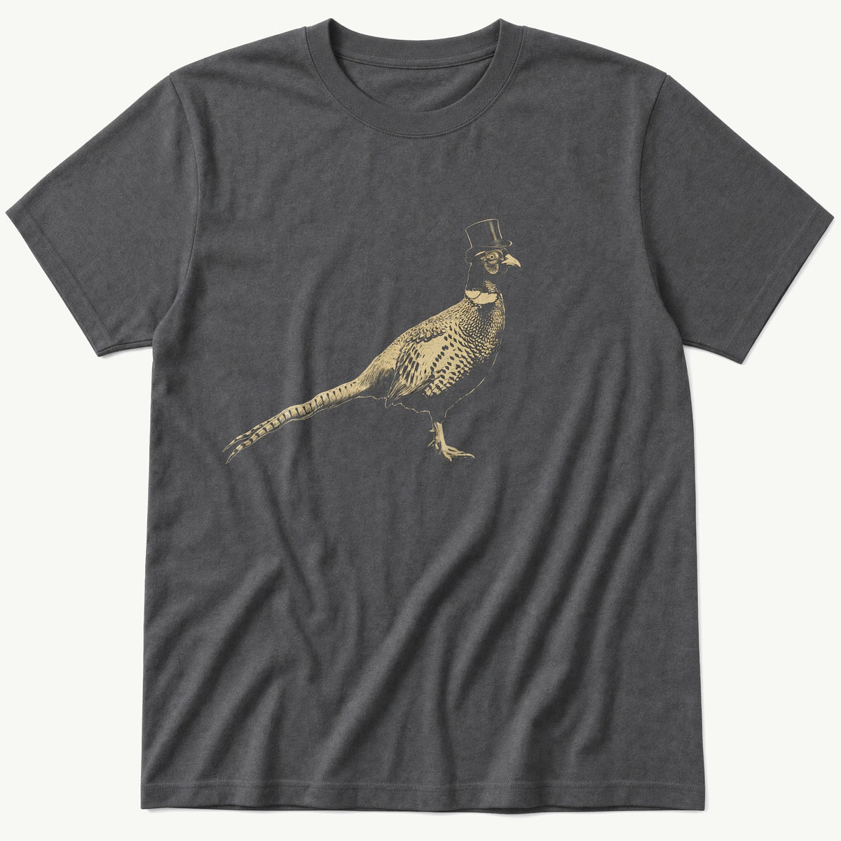Posh Pheasant 1 — Charcoal T-Shirt