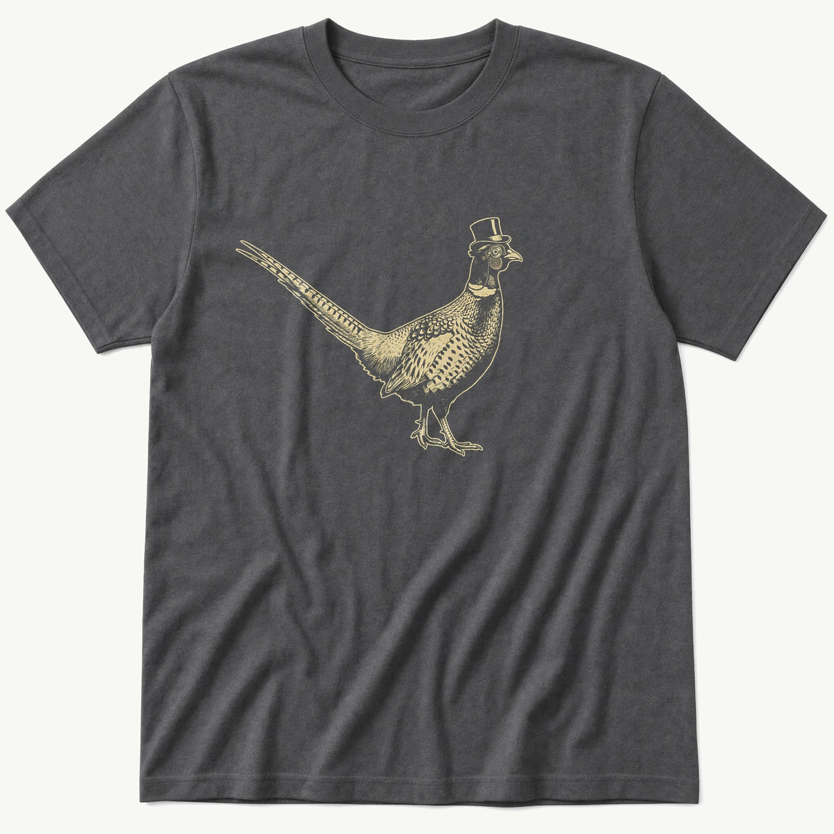 Posh Pheasant 3 — Charcoal T-Shirt