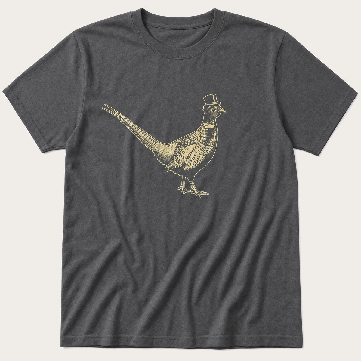 Posh Pheasant 3 — Charcoal T-Shirt
