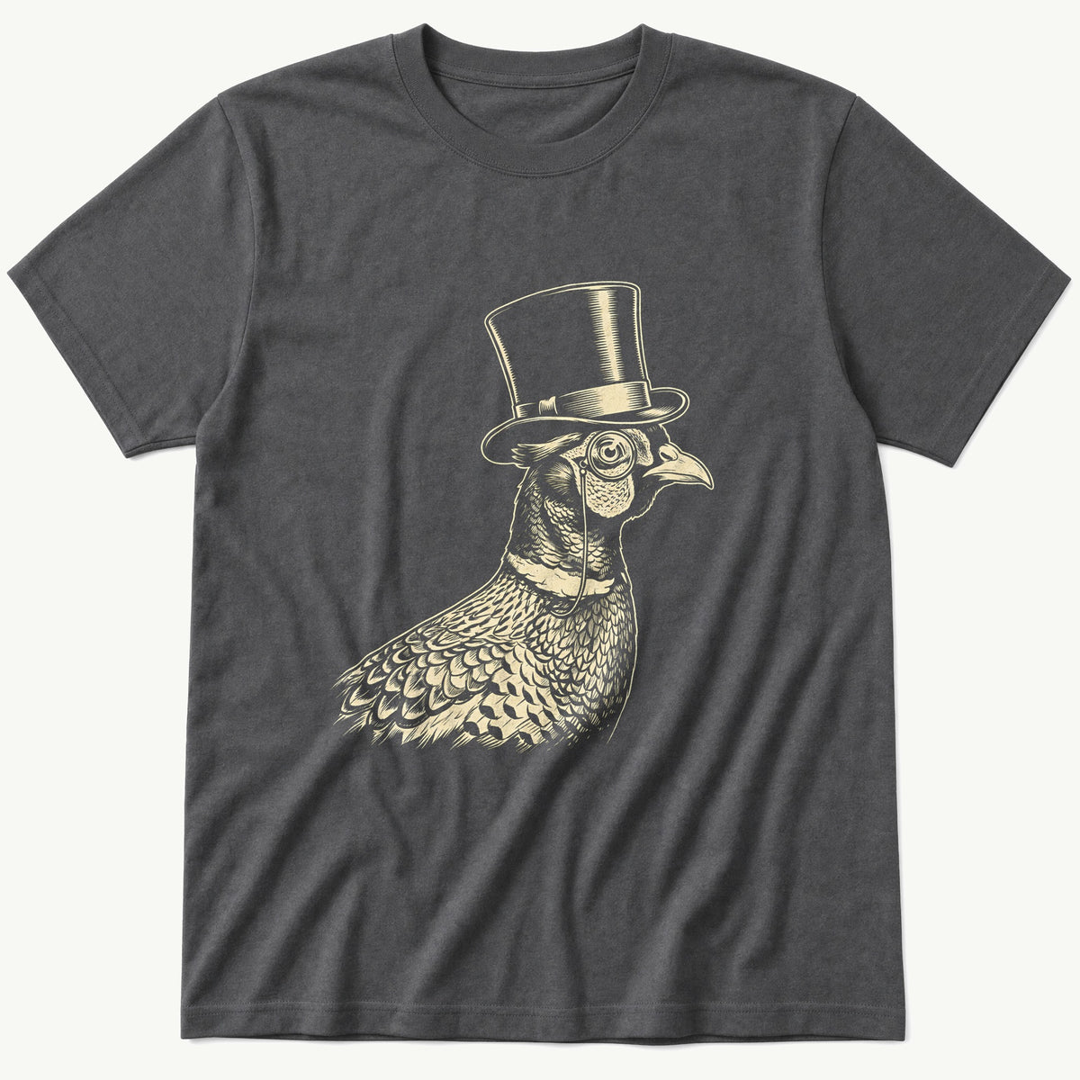 Posh Pheasant 4 — Charcoal T-Shirt