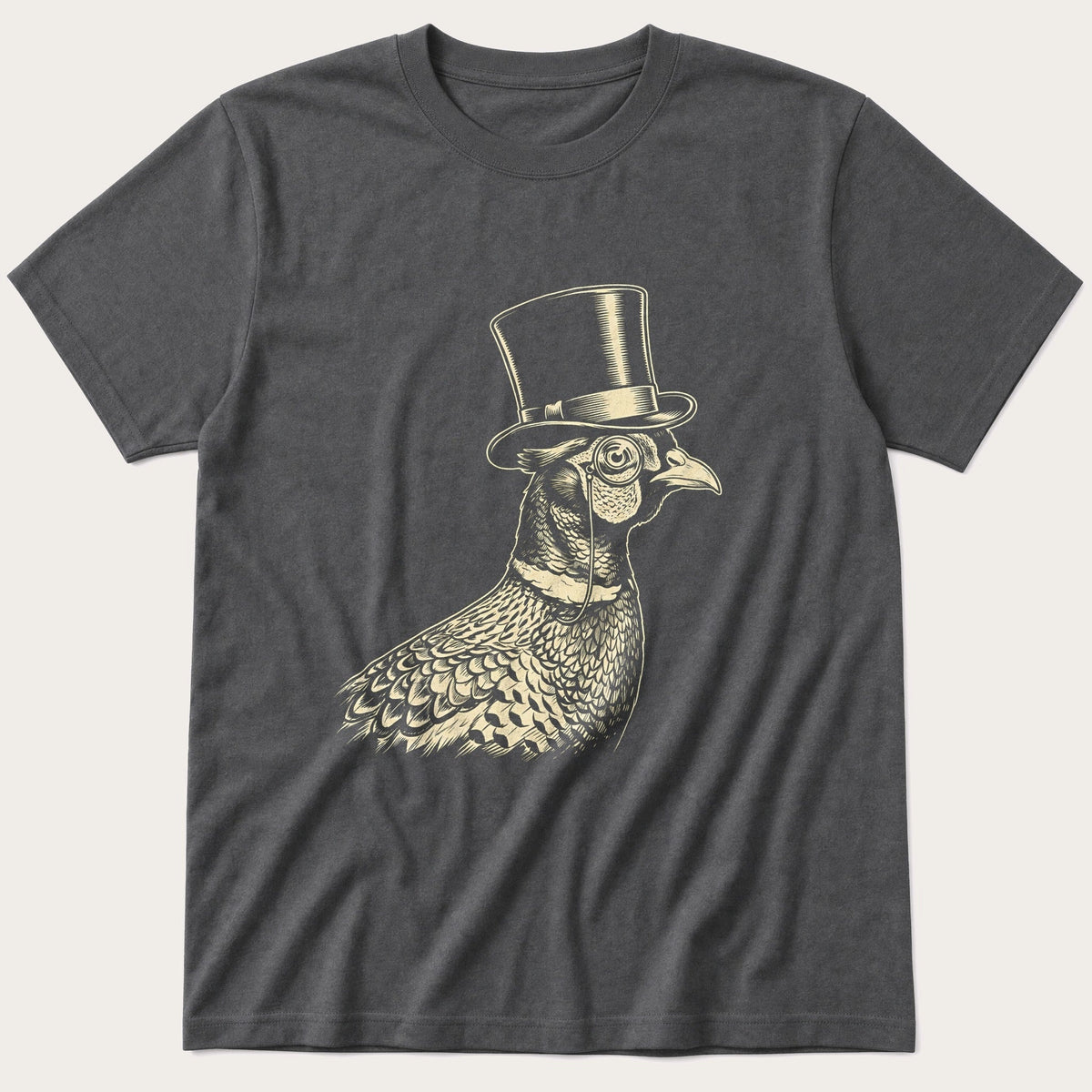 Posh Pheasant 4 — Charcoal T-Shirt