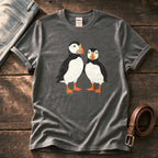Puffin Pair 55 — Charcoal Comfort Colors tee