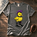 Punk Duck 1 — Charcoal Comfort Colors tee