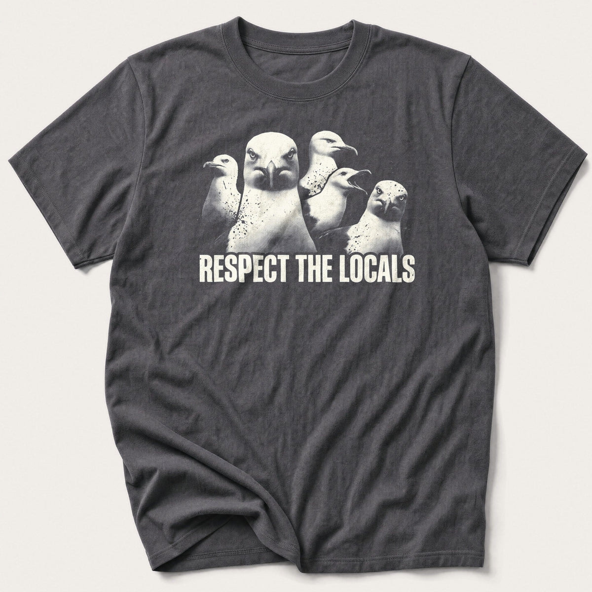 Respect The Locals 11 — Charcoal T-Shirt