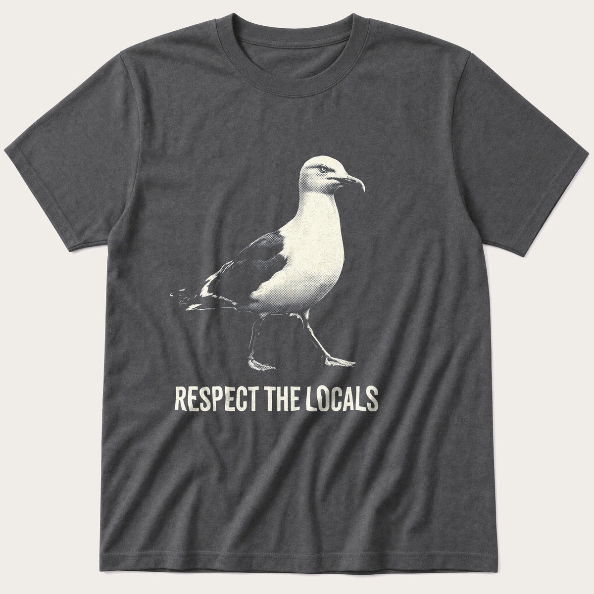 Respect The Locals 56 — Charcoal T-Shirt