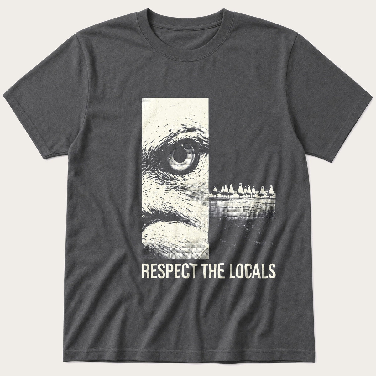 Respect The Locals 88 — Charcoal T-Shirt