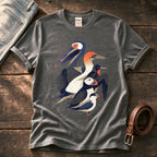 Seabird Breeds 55 — Charcoal Comfort Colors tee