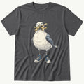 Seagull With Chips 2 — Charcoal T-Shirt