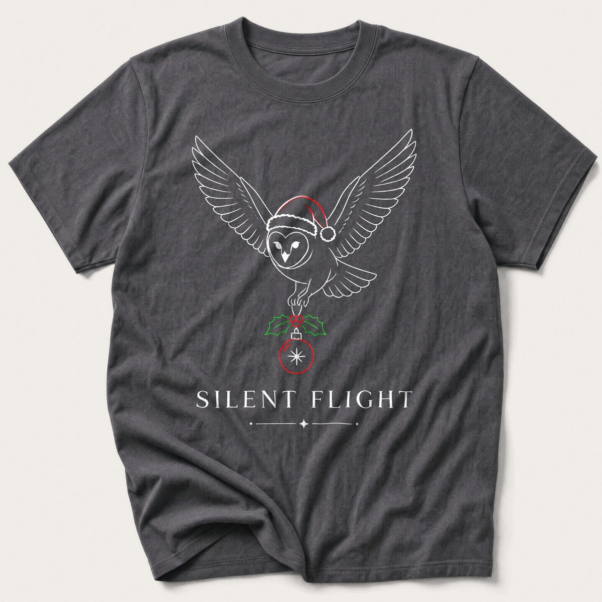 Silent Flight — Charcoal T-Shirt