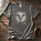 Smoking Owl — Charcoal Comfort Colors tee