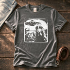 Spaceship Chicken 98 — Charcoal Comfort Colors tee
