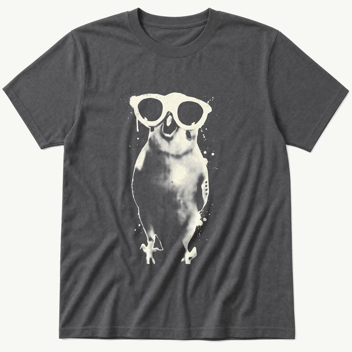 Sunglass Budgie 3 — Charcoal T-Shirt