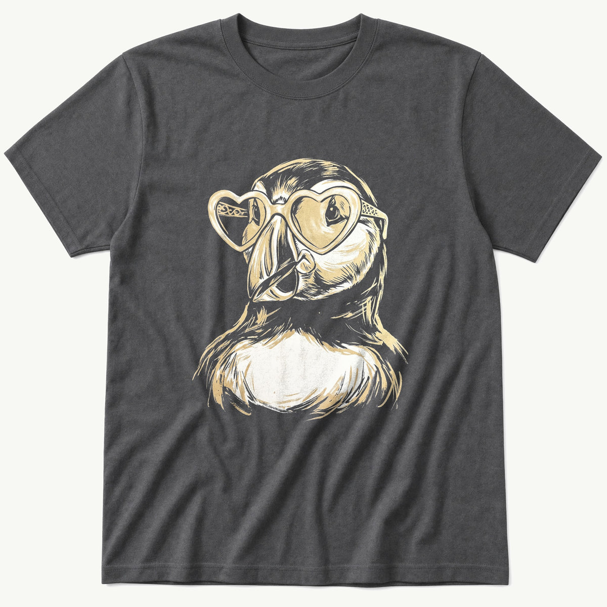 Sunglass Puffin 99 — Charcoal T-Shirt