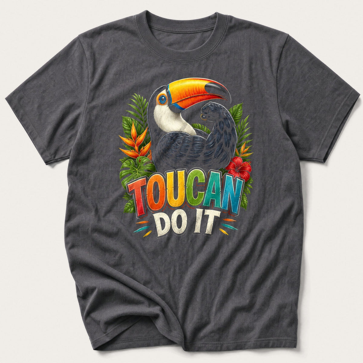 Toucan Do It — Charcoal T-Shirt