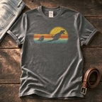 Vintage Dino Shadow — Charcoal Comfort Colors tee