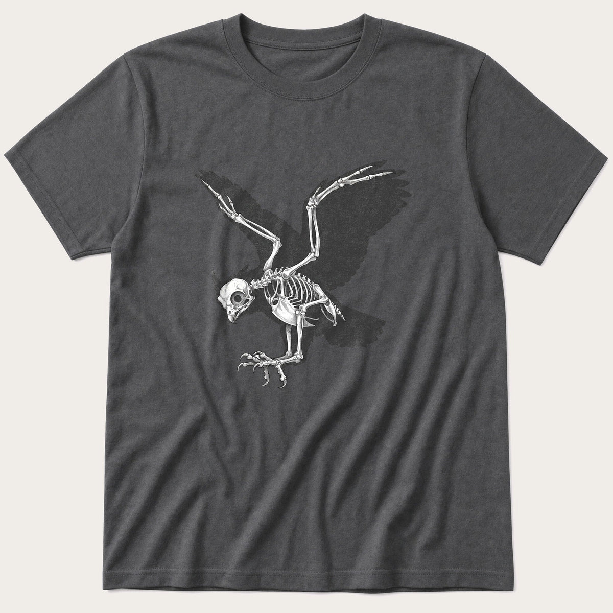 Xray Owl — Charcoal T-Shirt
