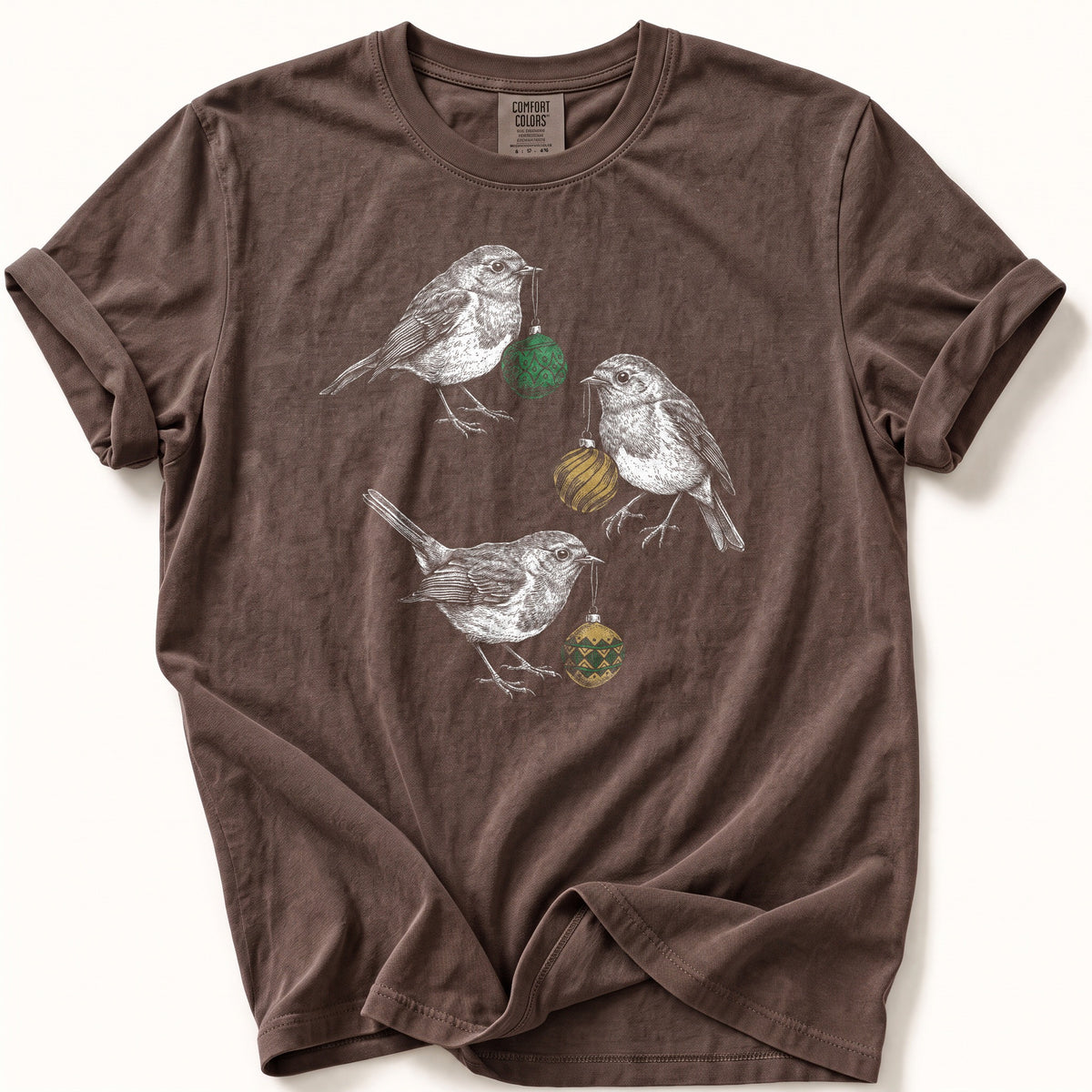 Robins With Baubles Comfort Colors® Tee