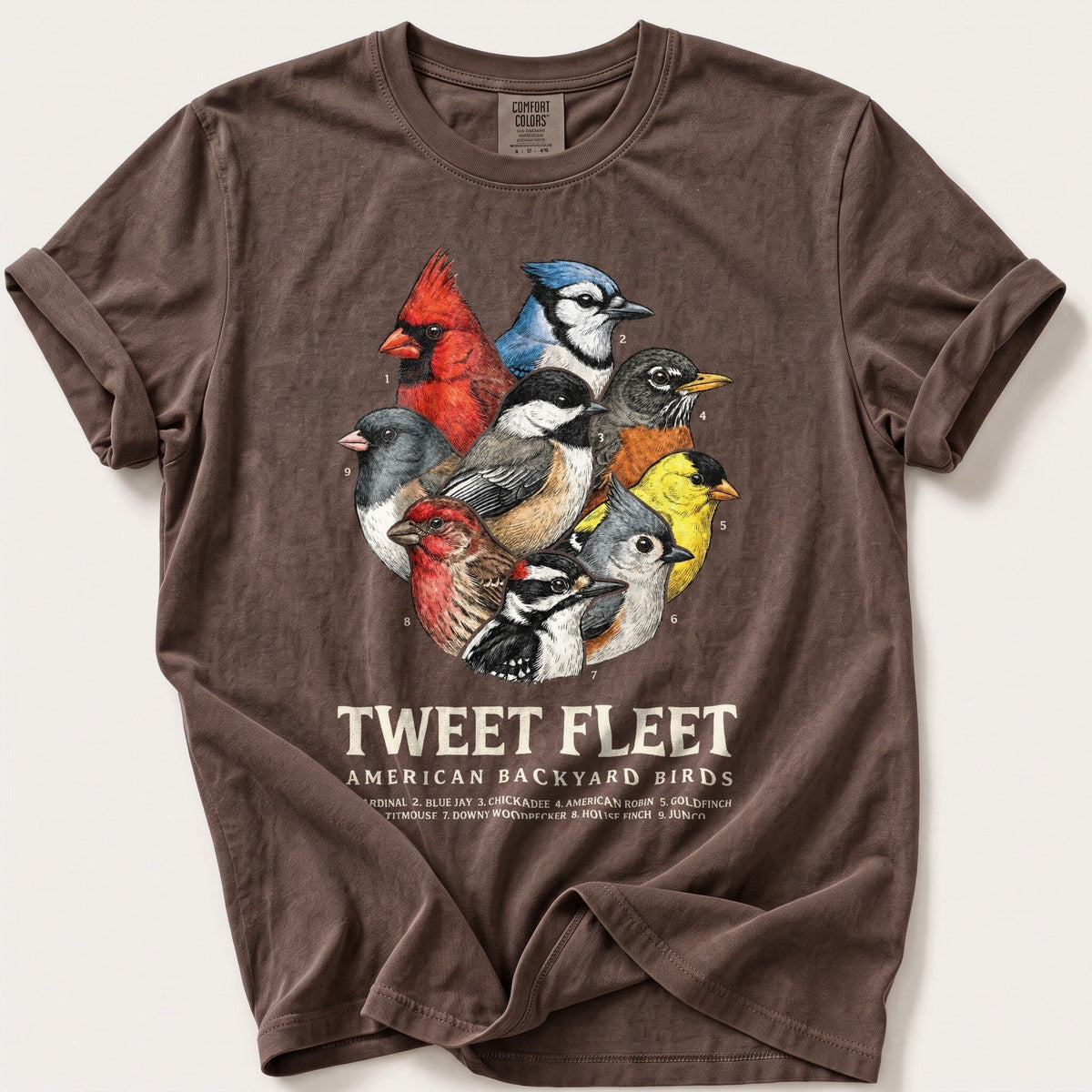 American Tweet Fleet — Espresso Comfort Colors tee