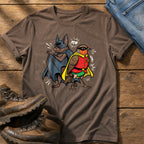 Bat N Robin 44 — Espresso Comfort Colors tee