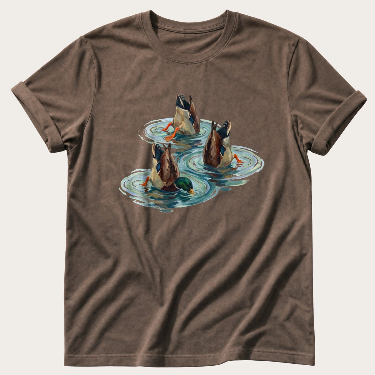 Bottoms Up Mallards — Espresso Comfort Colors tee